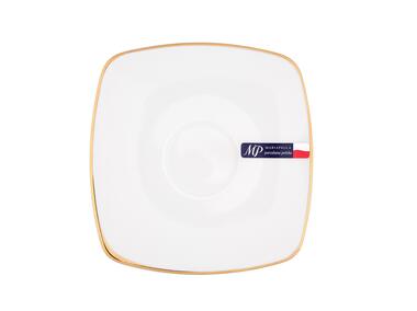 Zdjęcie: Spodek Mariapaula Moderna Kwadratowy Gold 16 cm ALTOMDESIGN