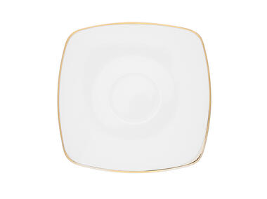 Zdjęcie: Spodek Mariapaula Moderna Kwadratowy Gold 16 cm ALTOMDESIGN