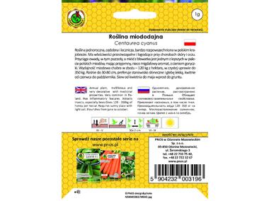 Zdjęcie: Chaber Bławatek 1 g PNOS