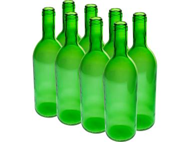Zdjęcie: Butelka na wino 0,75 L zielona zgrzewka 8 szt. BROWIN