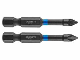 Bity udarowe PZ1 x 50 mm - 2 szt. GRAPHITE