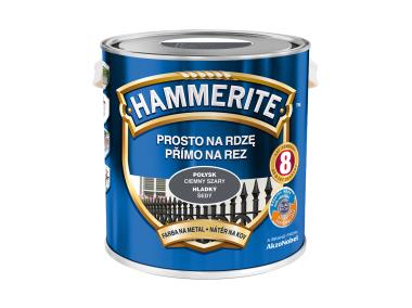 Farba do metalu 2,5 L ciemny szary połysk HAMMERITE