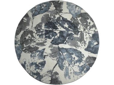 Zdjęcie: Dywan Stilo 160 cm koło liście szaro-granatowe MULTI-DECOR
