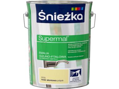Zdjęcie: Emalia Supermal kość słoniowa F570 5L ŚNIEŻKA
