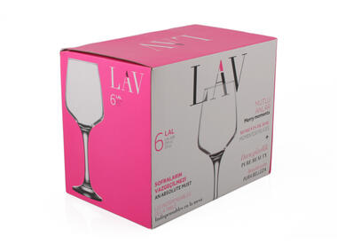 Zdjęcie: Kieliszki na wino Lav 295 ml - 6 szt. SMART KITCHEN GLASS