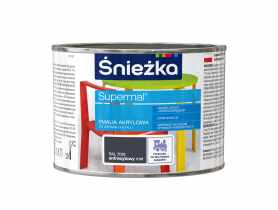 Emalia akrylowa Supremal RAL7016 antracyt 0,4L ŚNIEŻKA