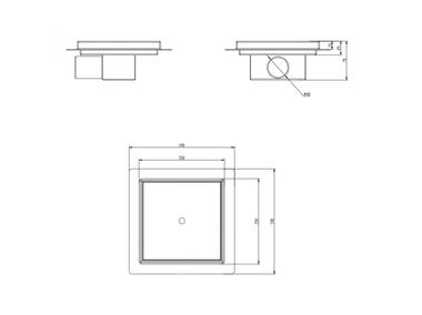 Zdjęcie: Odpływ liniowy Even 200x200 HYDROLAND