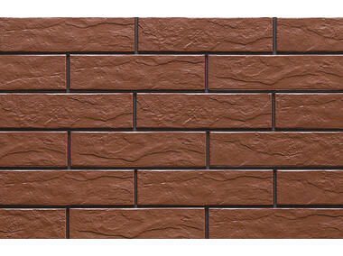 Płytka elewacyjna Rot rustiko 24,5x6,5 cm CERRAD