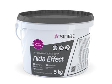 Zdjęcie: Masa szpachlowa gotowa Nida Effect 5 kg SINIAT