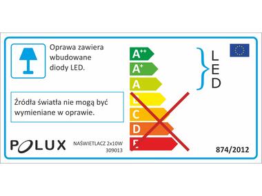 Zdjęcie: Projektor LED 2x10 W ze statywem 155 cm, IP65 POLUX