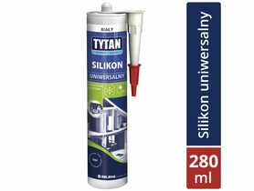Silikon uniwersalny biały 280 ml TYTAN EURO-LINE