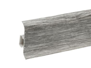 Zdjęcie: Listwa przypodłogowa PVC Premium Classic 22x59 mm; 2,20 m Dąb Argentum Mat CEZAR