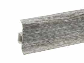 Listwa przypodłogowa PVC Premium Classic 22x59 mm; 2,20 m Dąb Argentum Mat CEZAR