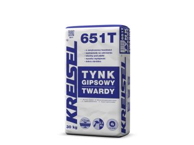 Zdjęcie: Tynk gipsowy 651T twardy 30 kg KREISEL