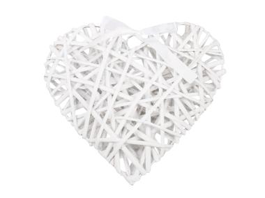 Zdjęcie: Zawieszka wiklinowa Serce 25x25x6 cm TIN TOURS