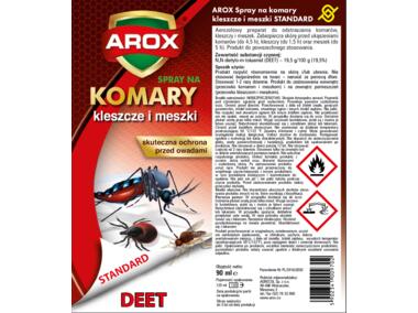 Zdjęcie: Spray na komary, meszki i kleszcze Arox 0,09 L AGRECOL