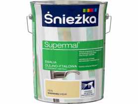 Emalia Supermal kremowy F575 5L ŚNIEŻKA
