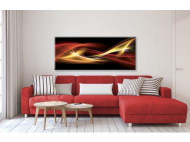 Zdjęcie: Obraz Glasspik 50x125 cm Gl035 Abstrakcja Czar STYLER