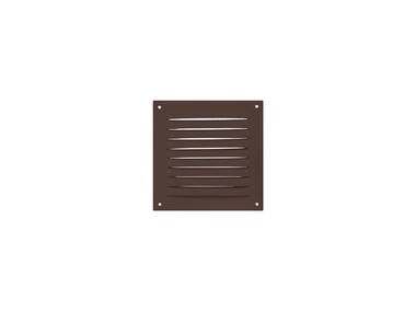 Zdjęcie: Osłona wentylacyjna ze stali 167x167mm z siatką brązowa VENTS
