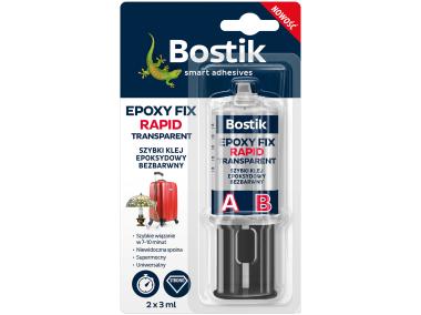 Zdjęcie: Klej epoksydowy bezbarwny 2x3 ml Epoxy fix Rapid Transparent BOSTIK