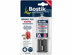 Klej epoksydowy bezbarwny 2x3 ml Epoxy fix Rapid Transparent BOSTIK