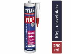 Klej montażowy biały FIX2 Elastic 290 ml TYTAN PROFESSIONAL