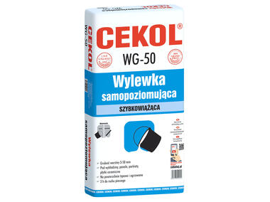 Zdjęcie: Wylewka samopoziomująca WG-50 - 20 kg CEKOL