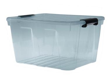 Zdjęcie: Pojemnik Home Box 30 L szary PLAST TEAM