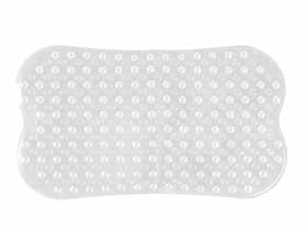 Mata łazienkowa transparentna 71x38 cm AWD INTERIOR