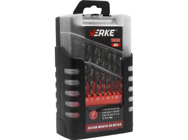 Zdjęcie: Zestaw wierteł do metalu 1-13 mm 25 elementów VERKE