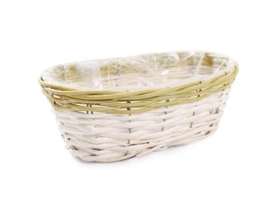 Zdjęcie: Osłonka wiklinowa 27x14x9 cm owalna TIN TOURS