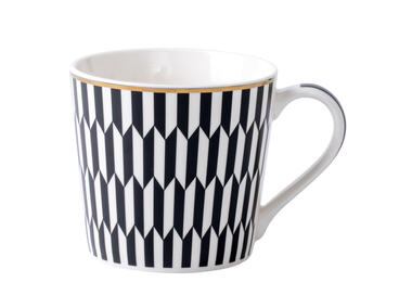 Zdjęcie: Kubek stożek nbc 350 ml dekoracja modern black i ALTOMDESIGN