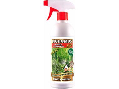 Zdjęcie: Nawóz Biohumus Life Kwiaty zielone mgiełka 500 ml EKODARPOL