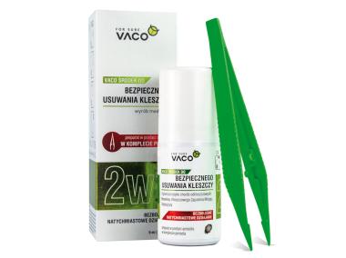 Zdjęcie: Środek do bezpiecznego usuwania kleszczy - spray, pęseta VACO