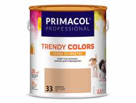 Farba Trendy Colors 2,5 L cynamonowy 33 PRIMACOL PROFESSIONAL