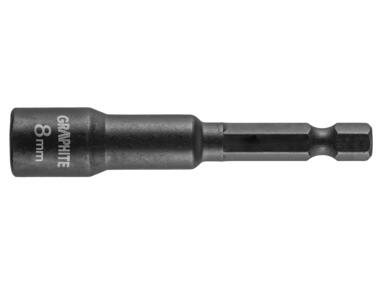 Zdjęcie: Nasadka udarowa magnetyczna 8 x 65 mm GRAPHITE