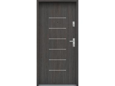 Drzwi wejściowe do mieszkań Bastion A-39 Wenge deska 80 cm lewe ODP KR CENTER