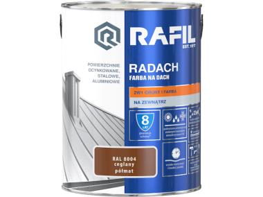 Zdjęcie: Farba na dach Radach ceglany RAL8004 5L RAFIL