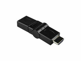 Adapter HDMI kątowy wtyk - gniazdo BMQ66 DPM SOLID