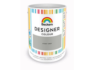 Farba lateksowa Designer Colour Stony Grey 5 L BECKERS