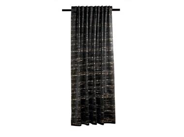 Zdjęcie: Zasłona andrean czarno-złota 135x280 cm CHIC HOME