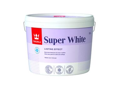 Zdjęcie: Farba lateksowa Super White 10 L TIKKURILA