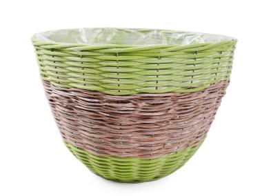 Zdjęcie: Osłonka wiklinowa na doniczkę 34x34x21 cm TIN TOURS