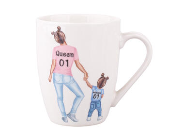 Zdjęcie: Kubek baryłka NBC 300 ml dek. queen dziewczynka ALTOMDESIGN