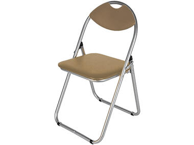 Zdjęcie: Krzesło składane Atom Silver beżowe TS INTERIOR
