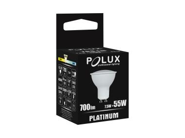 Zdjęcie: Żarówka LED GU10 SMD 7,8 W DW 700 lm Platinum POLUX