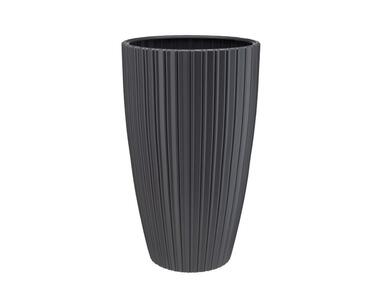 Zdjęcie: Doniczka Mika Slim z wkładem 30 cm antracyt VERDENIA