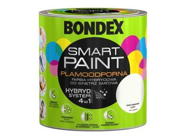 Zdjęcie: Farba plamoodporna śmietankowe lody 2,5 L BONDEX SMART PAINT