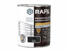 Gruntoemalia prosto na rdzę czarny 0,75L RAFIL