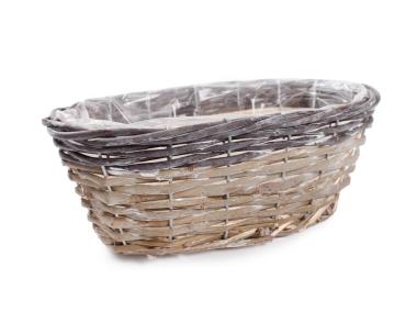 Zdjęcie: Osłonka wiklinowa 27x14x9 cm owalna TIN TOURS